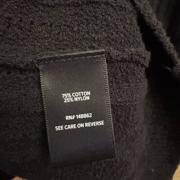 NWT Torrid Size 2 Black Tie Front Cropped Elbow Sleeve Shrug Cardigan - Picture 12 of 12